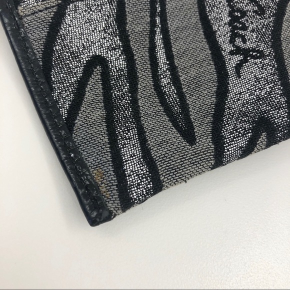 Coach Madison Lurex Zebra Print Coin Purse - Picture 4 of 10